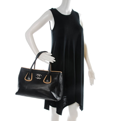 Chanel Lambskin Executive Cerf Shopper Tote Black 2 of 7