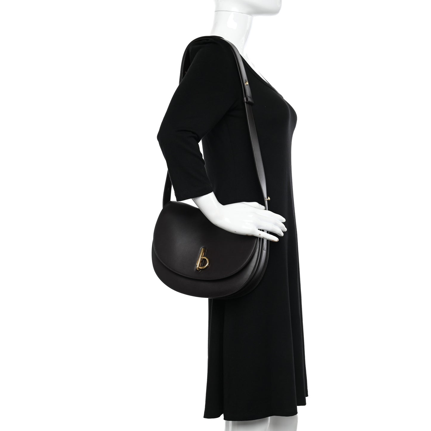 Calfskin Rocking Horse Crossbody Brown