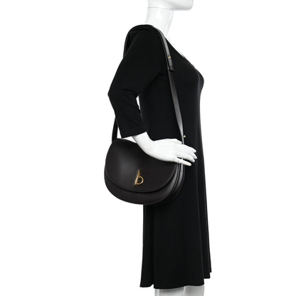 Burberry Calfskin Rocking Horse Crossbody Brown 3 of 12