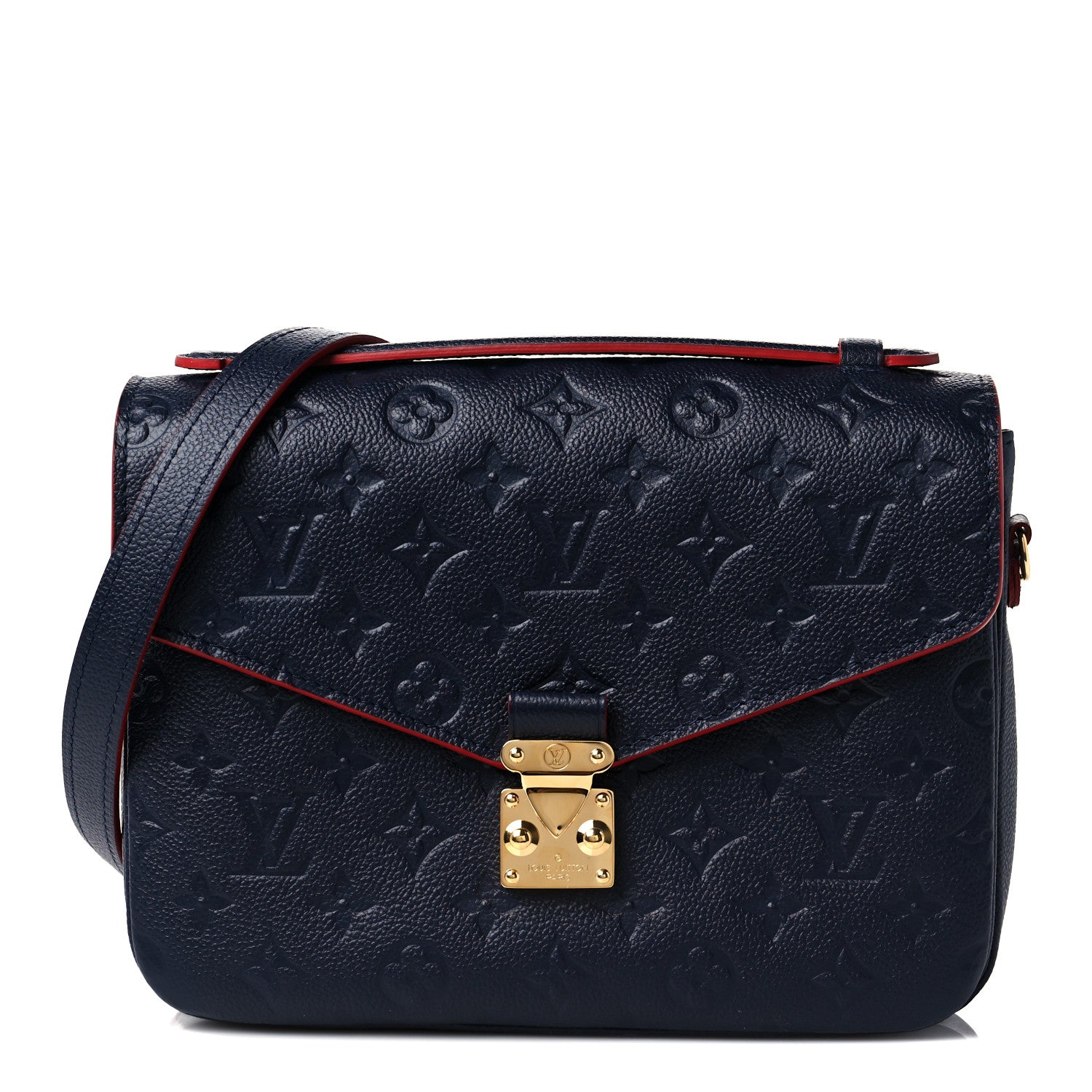 Louis Vuitton Empreinte Pochette Metis Marine Rouge 1 of 8