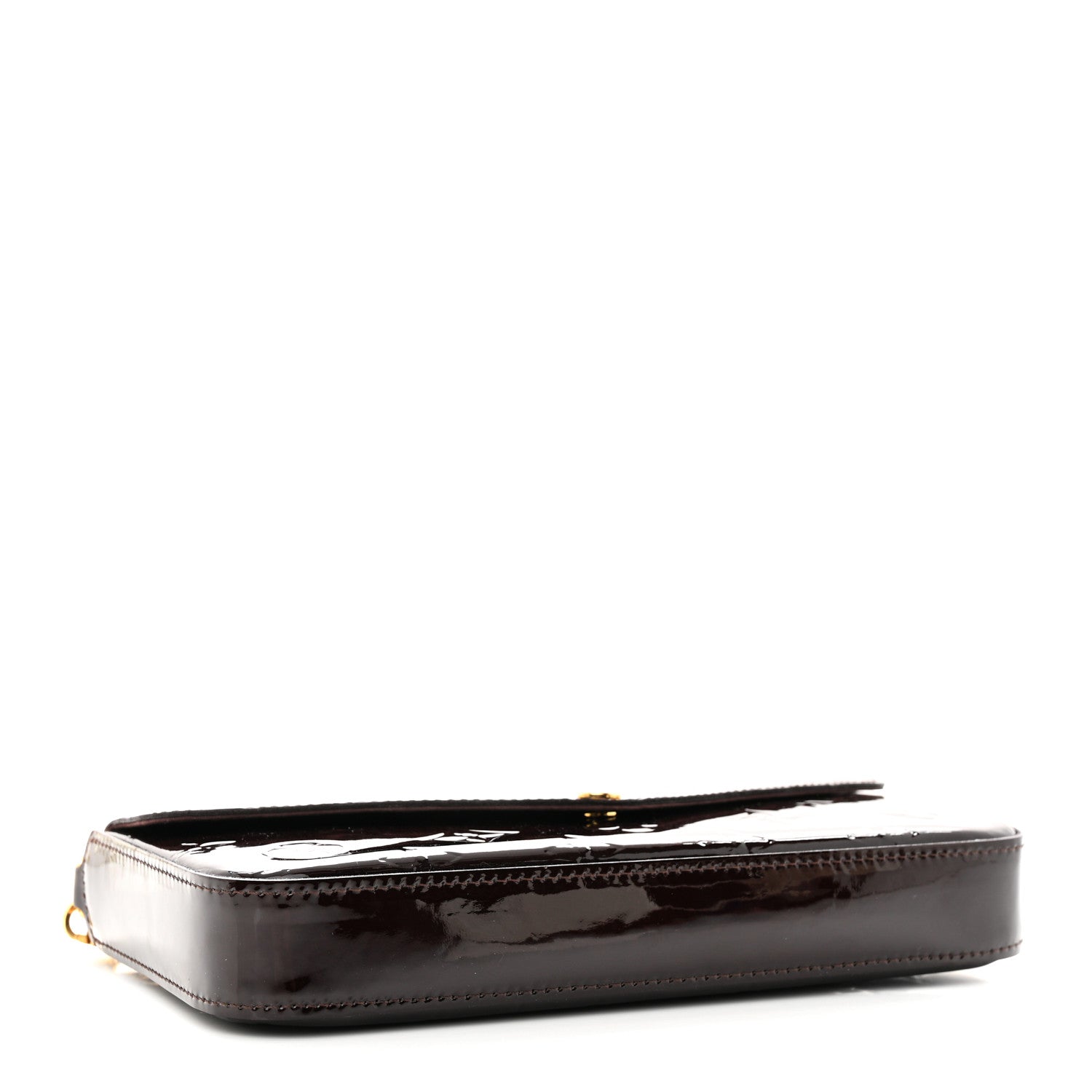 Louis Vuitton Vernis Pochette Felicie Chain Wallet Amarante 4 of 12
