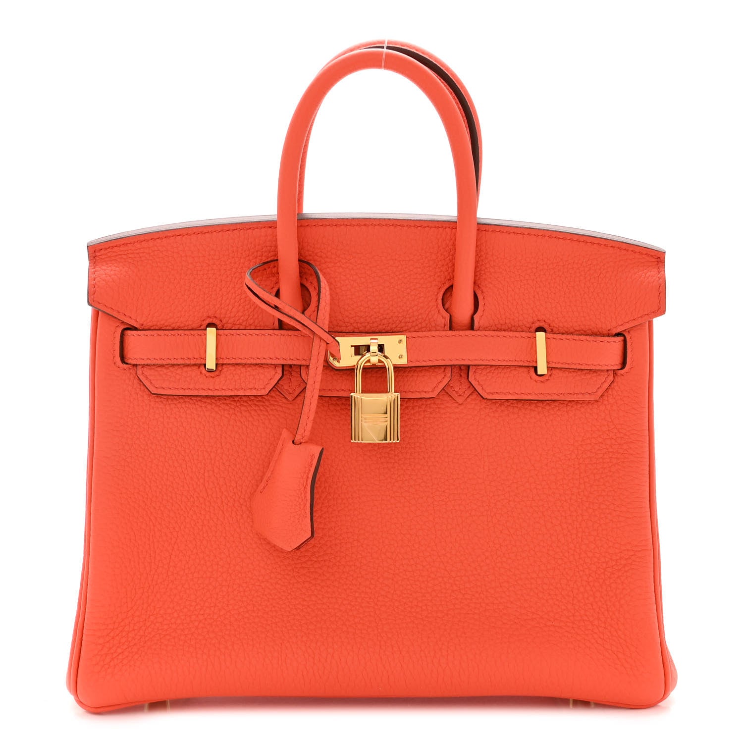 Hermes Togo Birkin 25 Orange Poppy 1 of 13