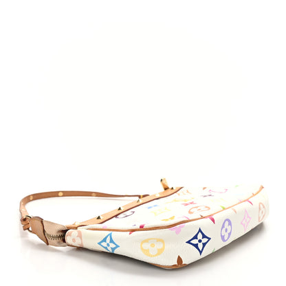 Louis Vuitton Monogram Multicolor Pochette Accessories White 4 of 9