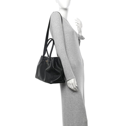Chanel Calfskin Cerf Executive Shopper Tote Black 2 of 10