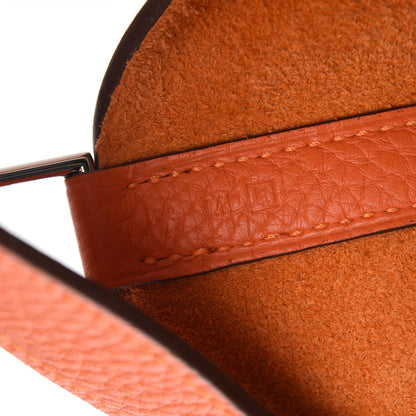 Hermes Taurillon Clemence Picotin Lock 18 PM Orange 6 of 8