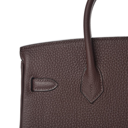 Hermes Togo Birkin 25 Chocolate 27 of 34