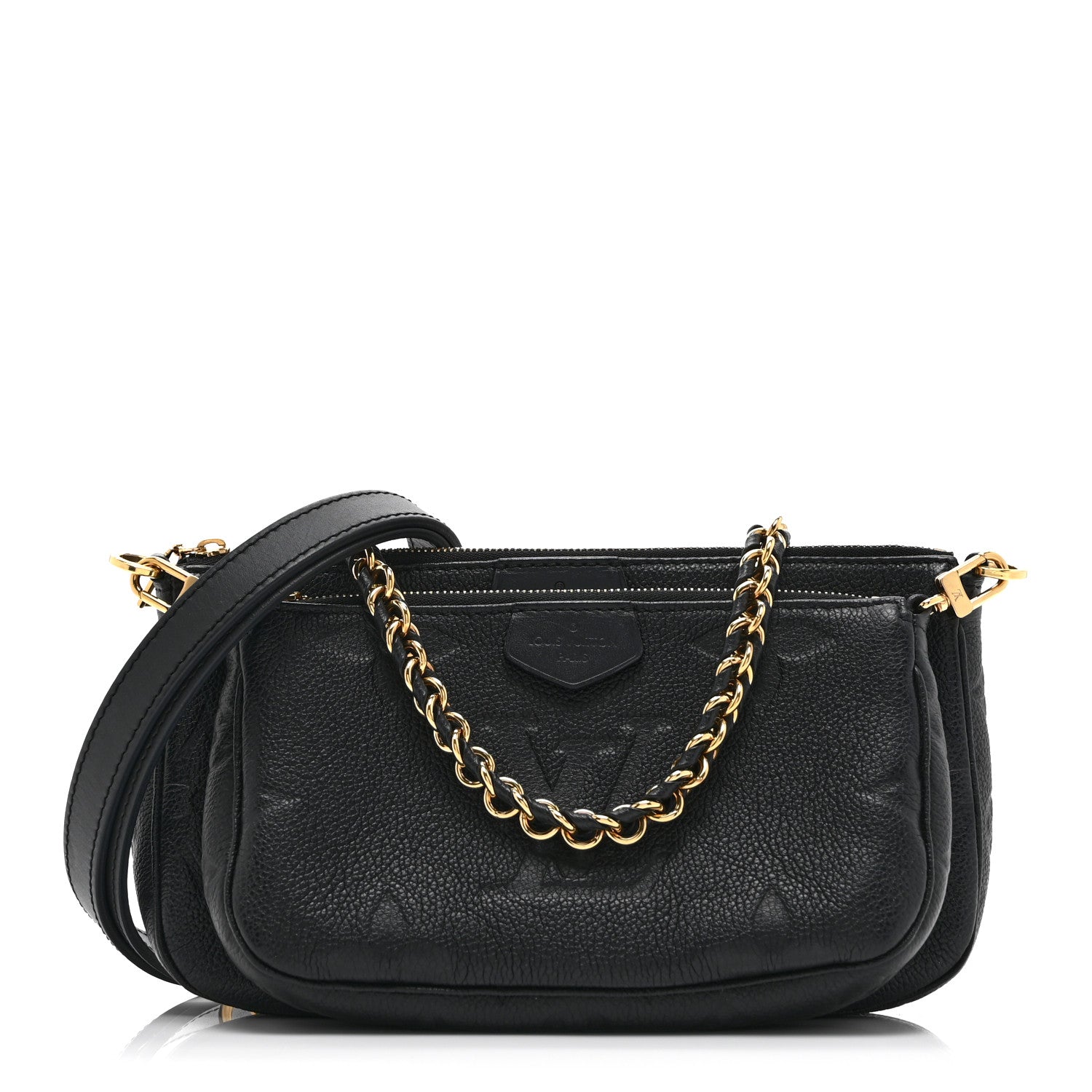 Louis Vuitton Empreinte Monogram Giant Multi Pochette Accessories Black 1 of 11