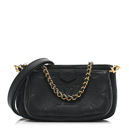 Louis Vuitton Empreinte Monogram Giant Multi Pochette Accessories Black 1 of 11