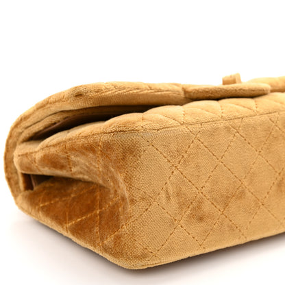 Chanel Velvet Quilted 2.55 Reissue 225 Flap Gold 9 of 12