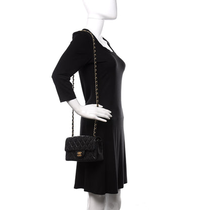 Chanel Lambskin Quilted Mini Rectangular Flap Black 2 of 11