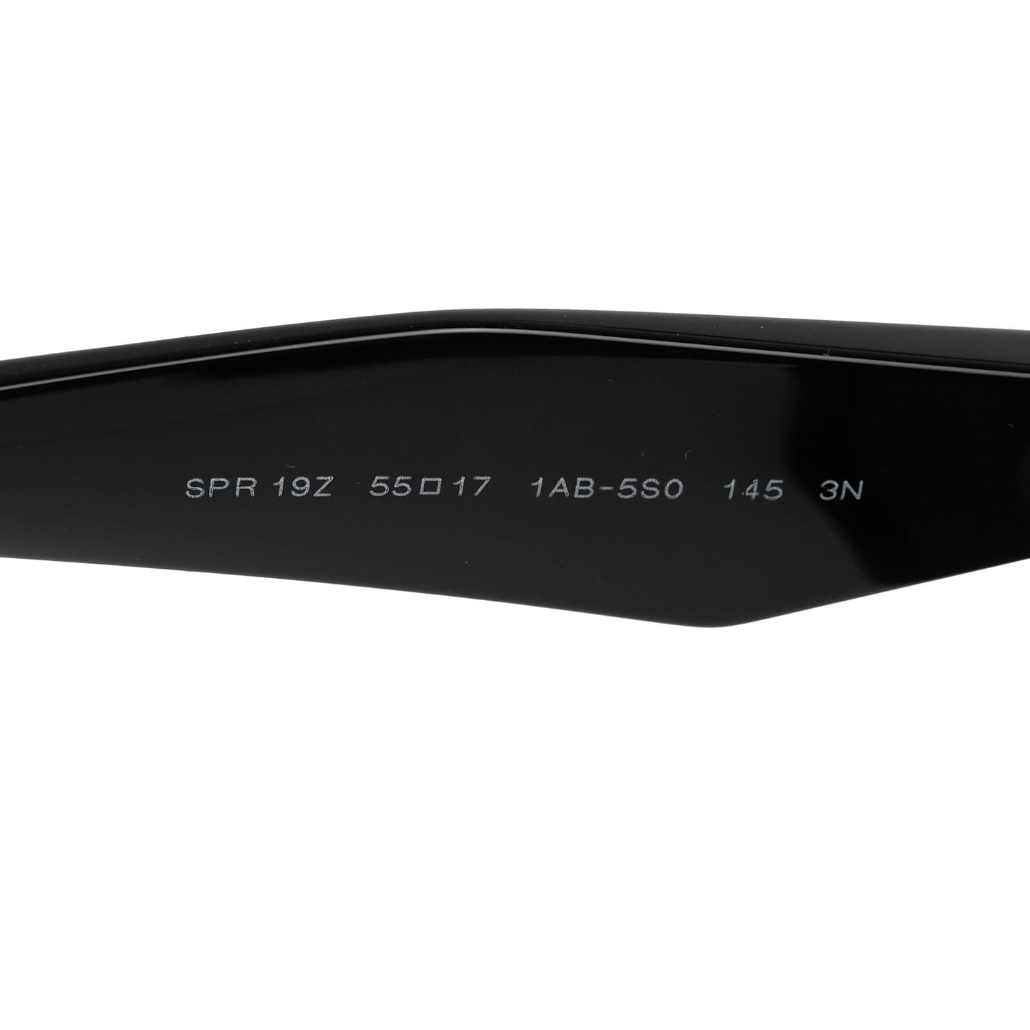 Acetate Symbole Sunglasses SPR 19Z Black