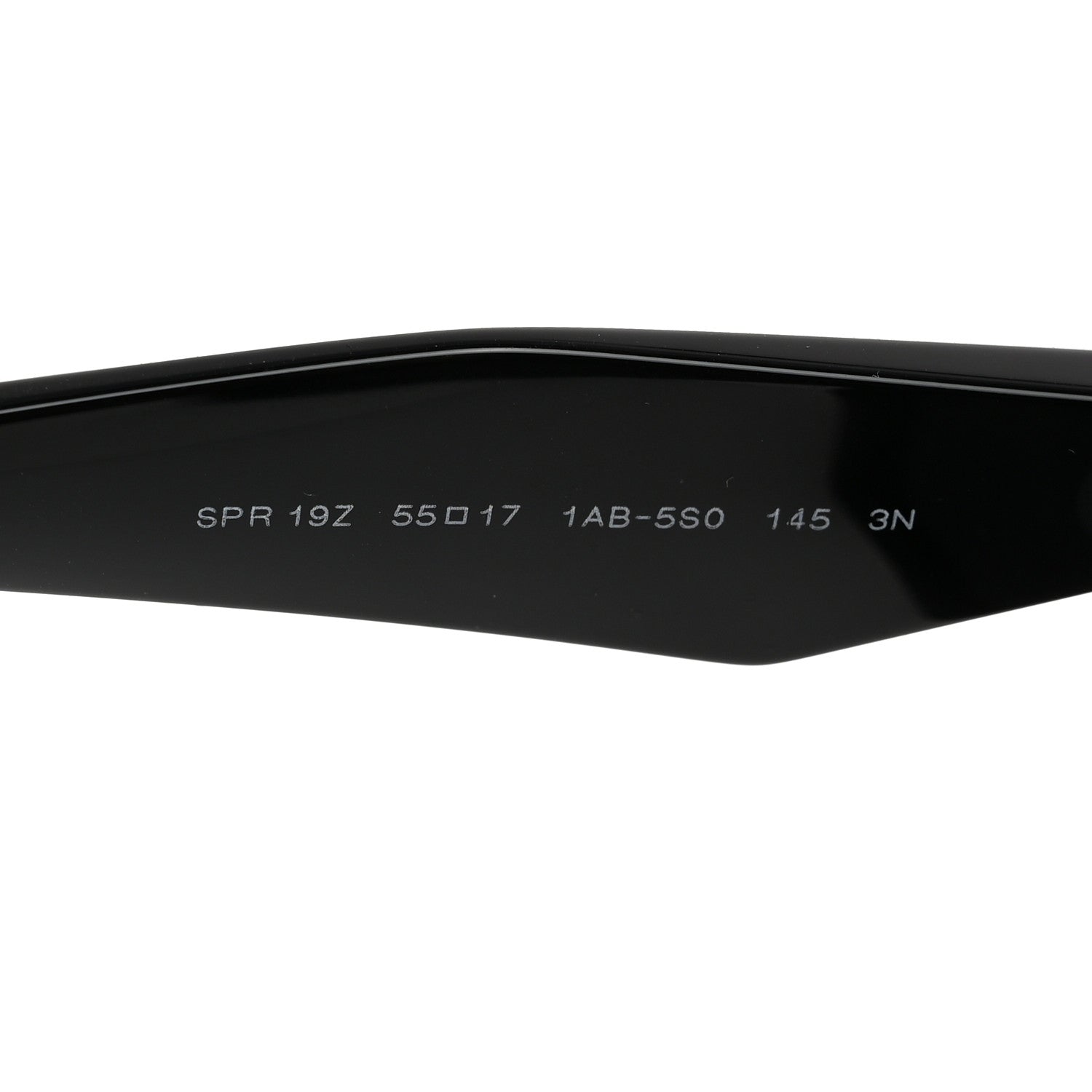 Prada Acetate Symbole Sunglasses SPR 19Z Black 5 of 8