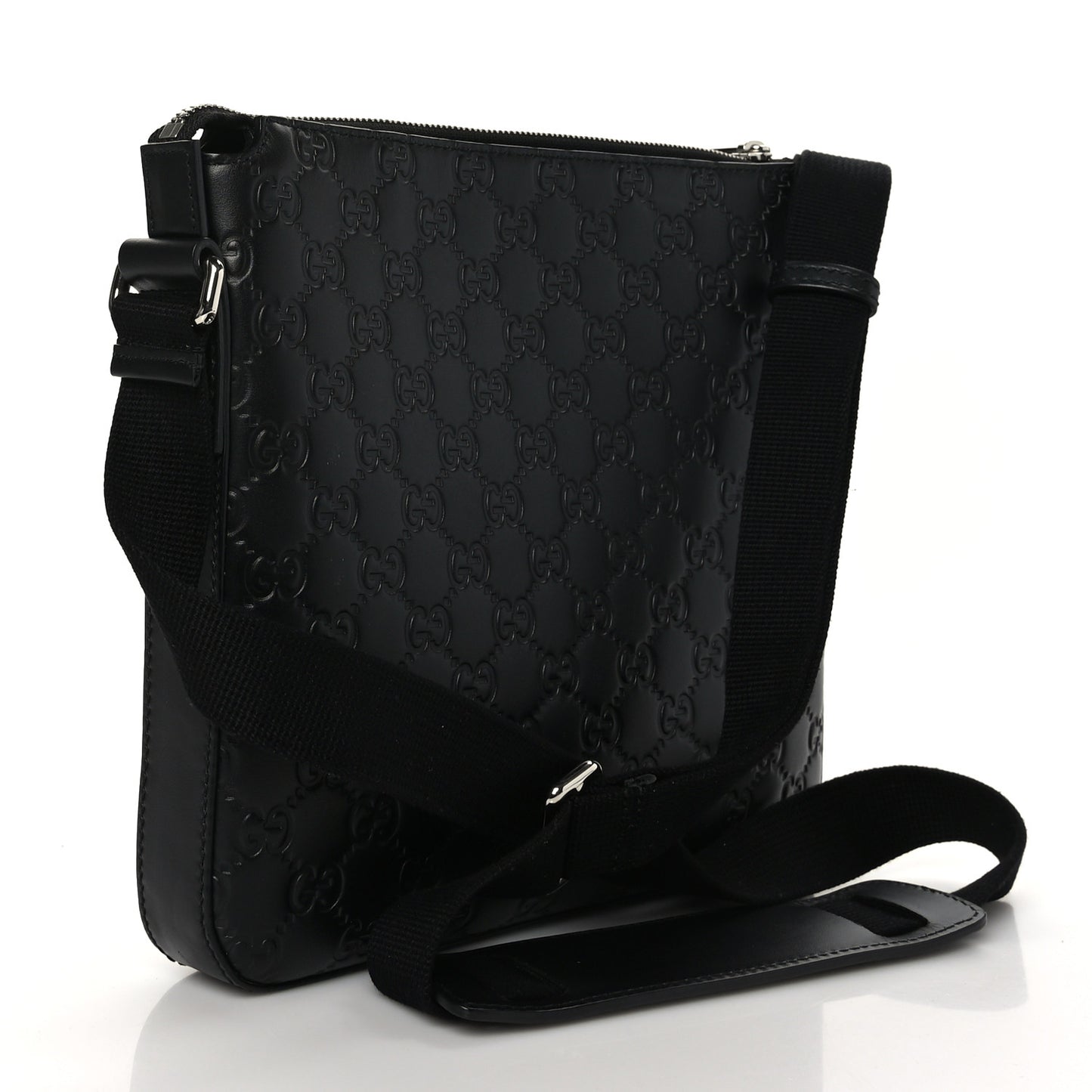 Guccissima Signature Small Messenger Bag Black