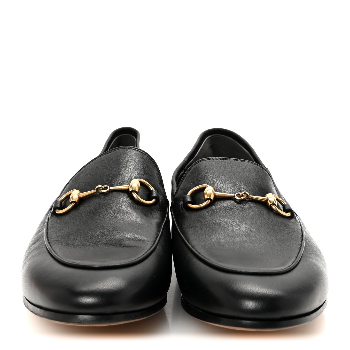 Lambskin Womens Brixton Horsebit Loafers 39.5 Black