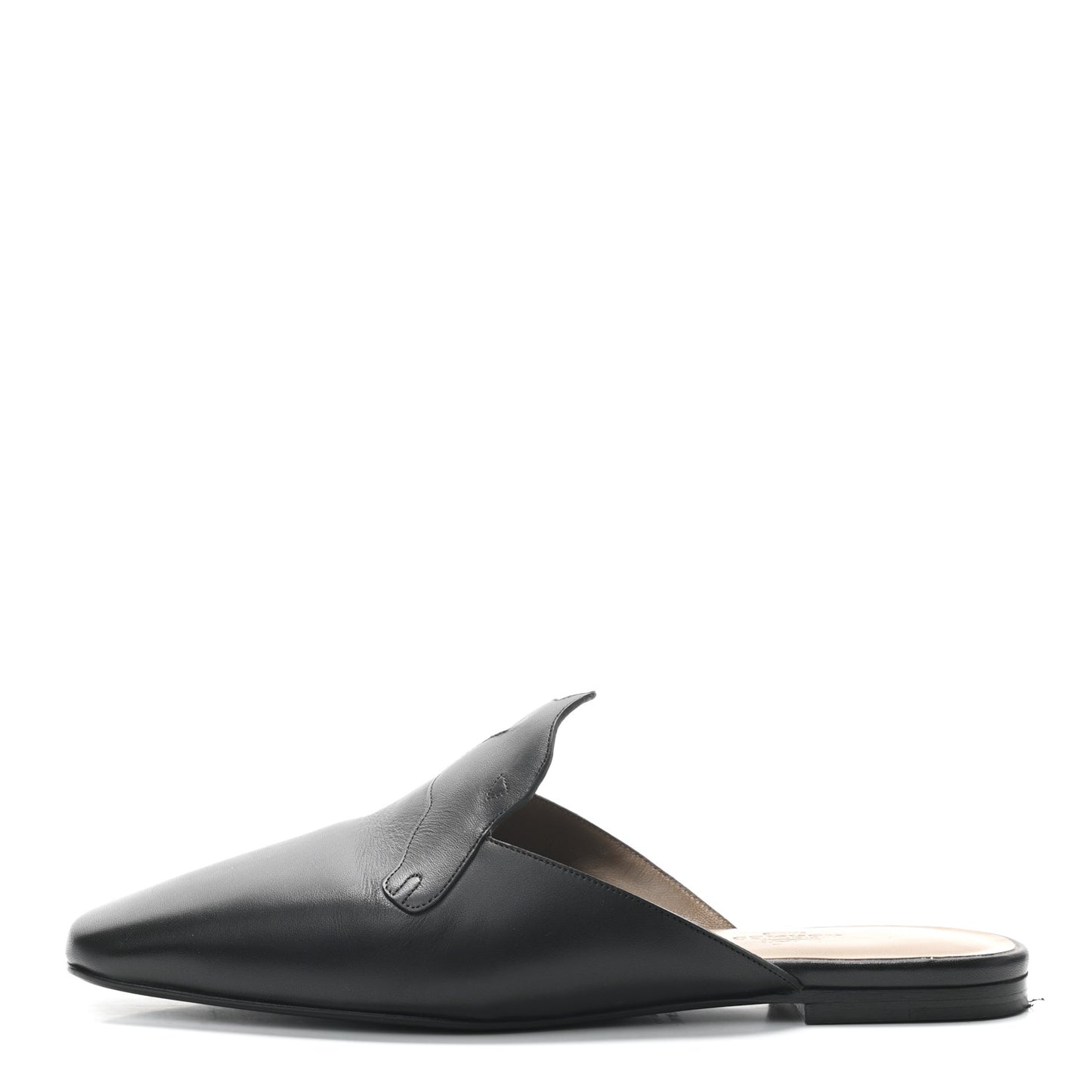 Calfskin Tangeria Mules 37 Black