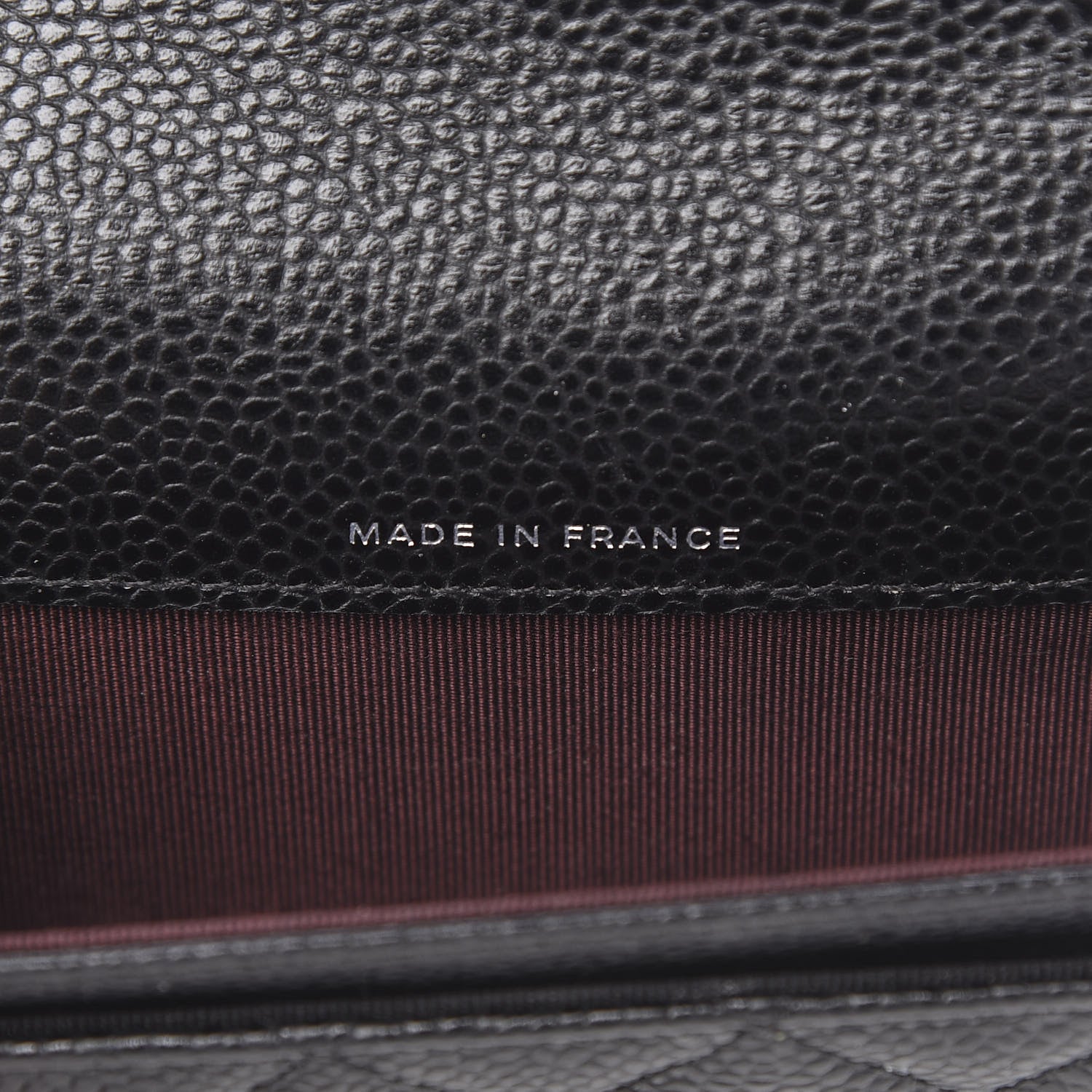Chanel Caviar Quilted Flap Card Holder Wallet Black 7 of 9
