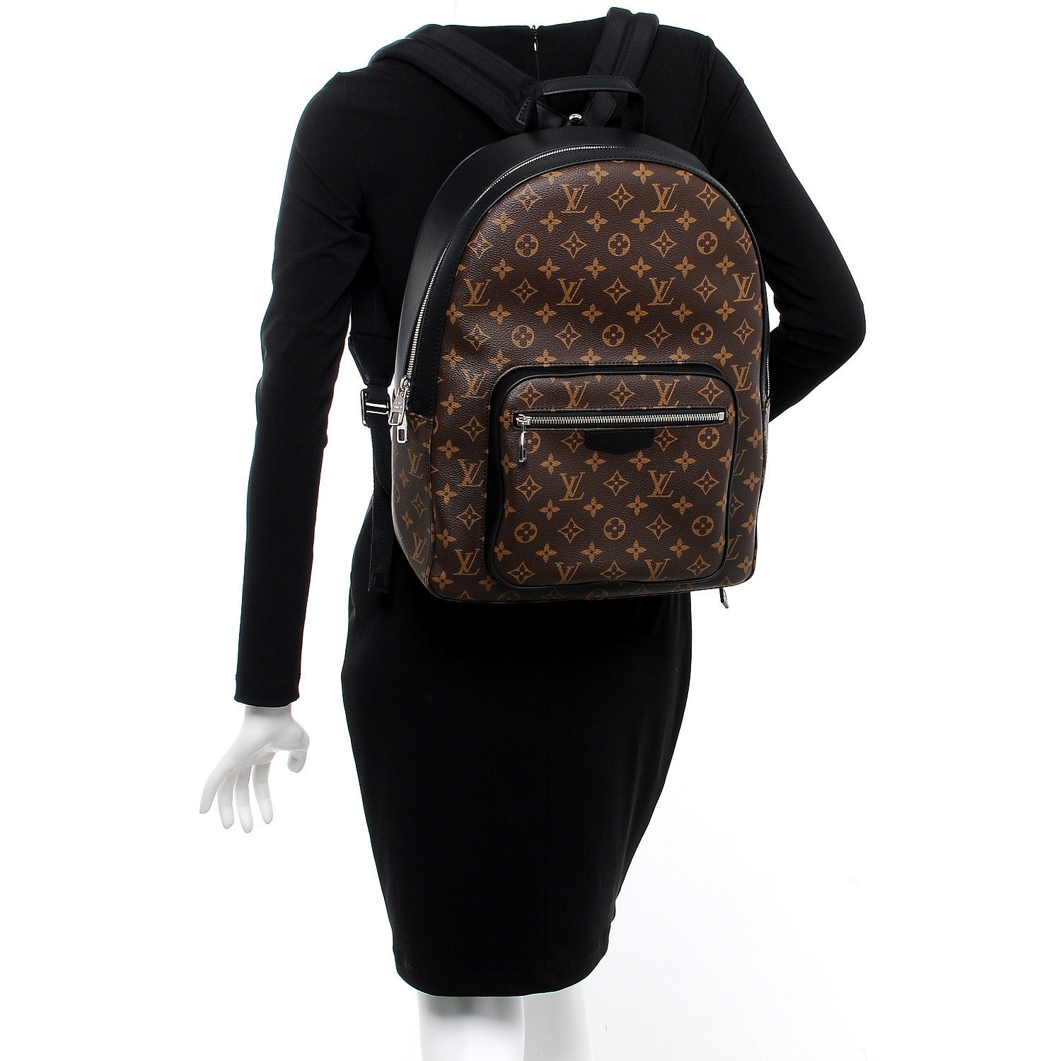 Louis Vuitton Monogram Macassar Josh Backpack 2 of 7