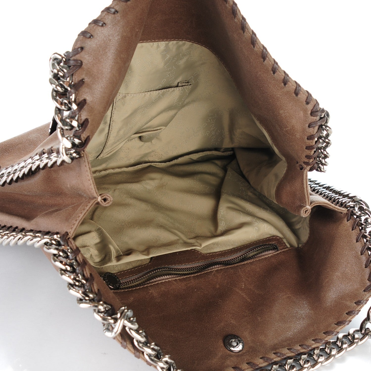 Stella McCartney Shaggy Deer Big Chain Falabella Tote Brown 5 of 6