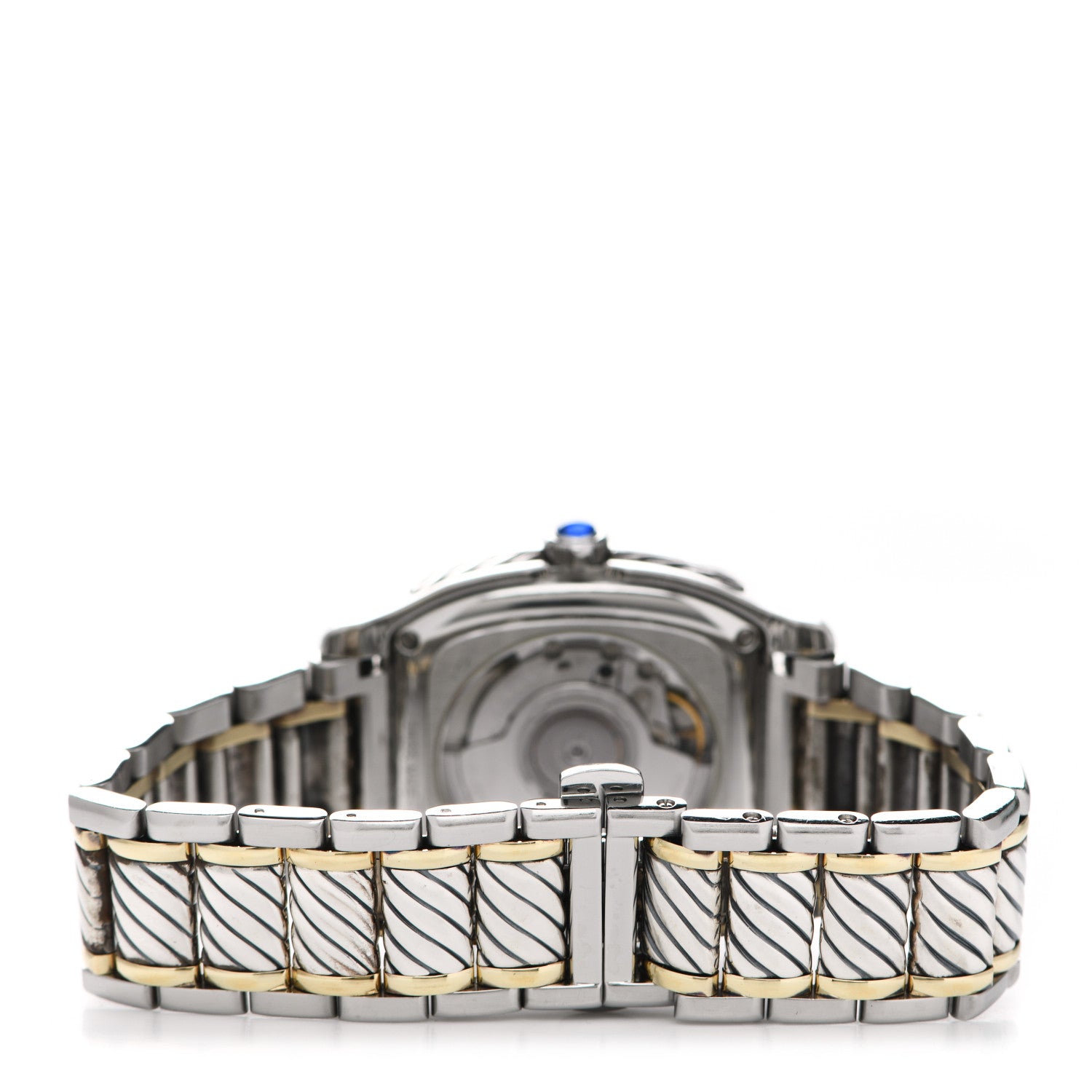 David Yurman Stainless Steel 18K Yellow Gold 35mm Thoroughbred Automatic Watch 3 of 5