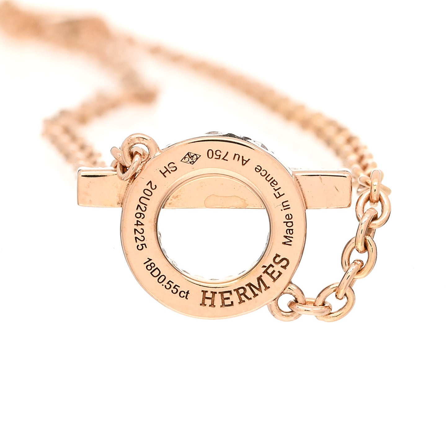 18K Rose Gold Diamond Finesse Bracelet SH