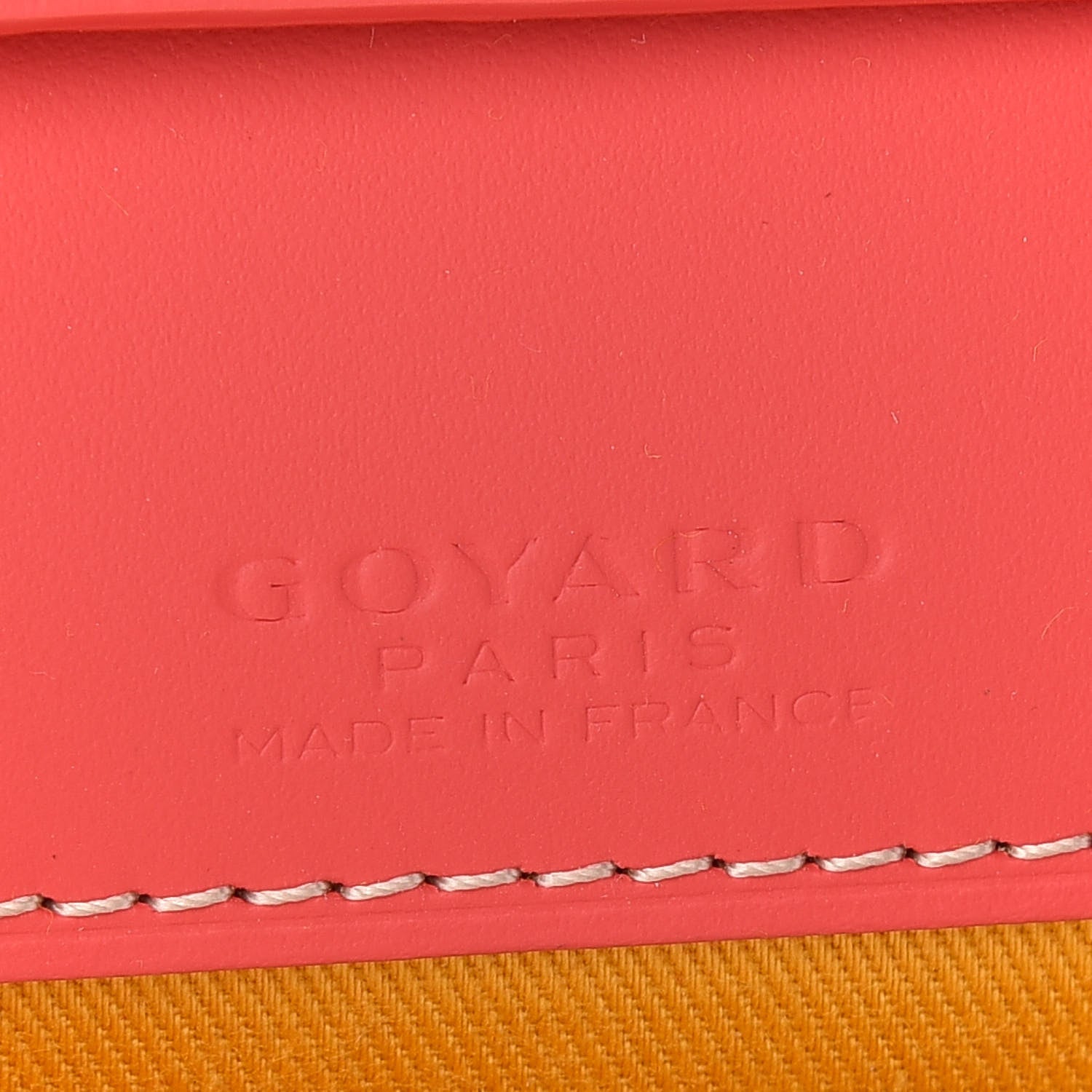 Goyard Goyardine Monte Carlo Bois Clutch With Strap Pink 6 of 8
