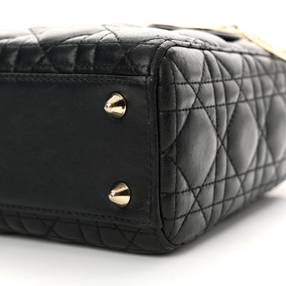 Christian Dior Lambskin Cannage Small My ABCDior Lady Dior Black 10 of 15