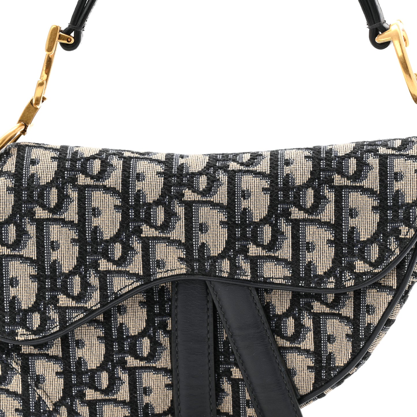 Oblique Mini Saddle Bag Blue