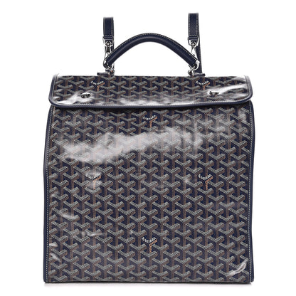Goyard Goyardine Saint Leger Soft Briefcase Backpack Navy 1 of 9