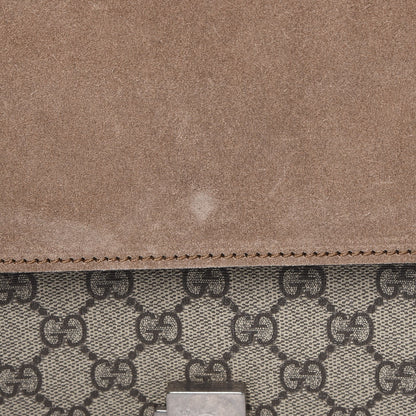 Gucci GG Supreme Monogram Medium Dionysus Shoulder Bag Taupe 11 of 11