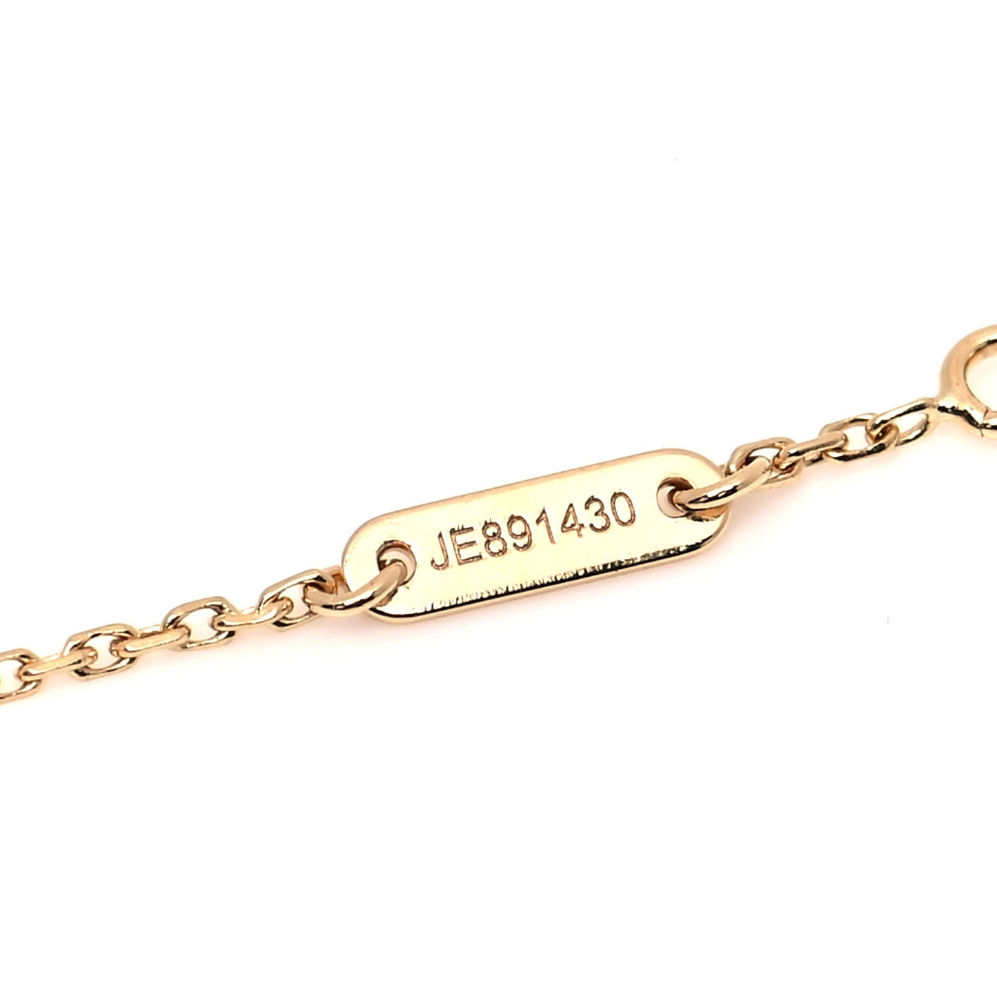 18K Yellow Gold Mother of Pearl Sweet Alhambra Bracelet
