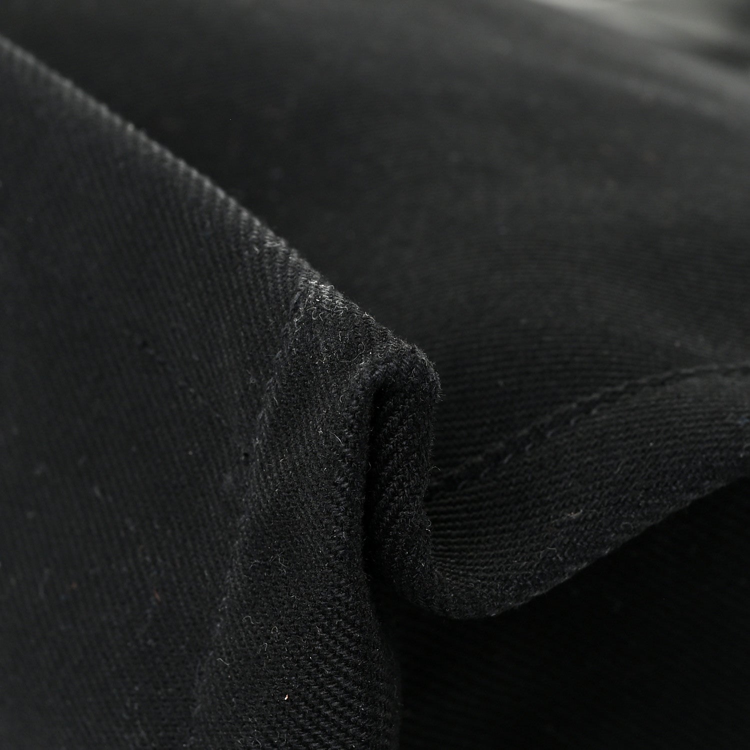 Saint Laurent Linen Calfskin Rive Gauche Tote Black 16 of 19