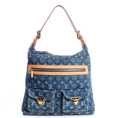 Louis Vuitton Denim Baggy GM Blue 1 of 7