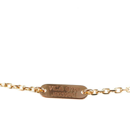 Van Cleef & Arpels 18K Rose Gold Vintage Alhambra Pendant Necklace 4 of 6