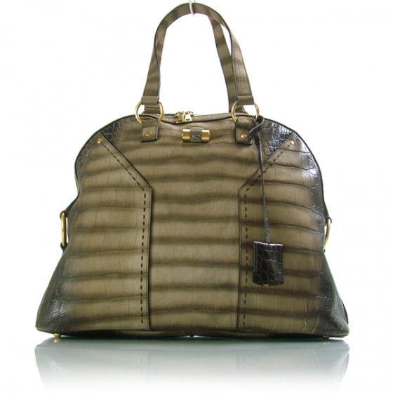 Saint Laurent OS MUSE Mock Crocoodile 1 of 12