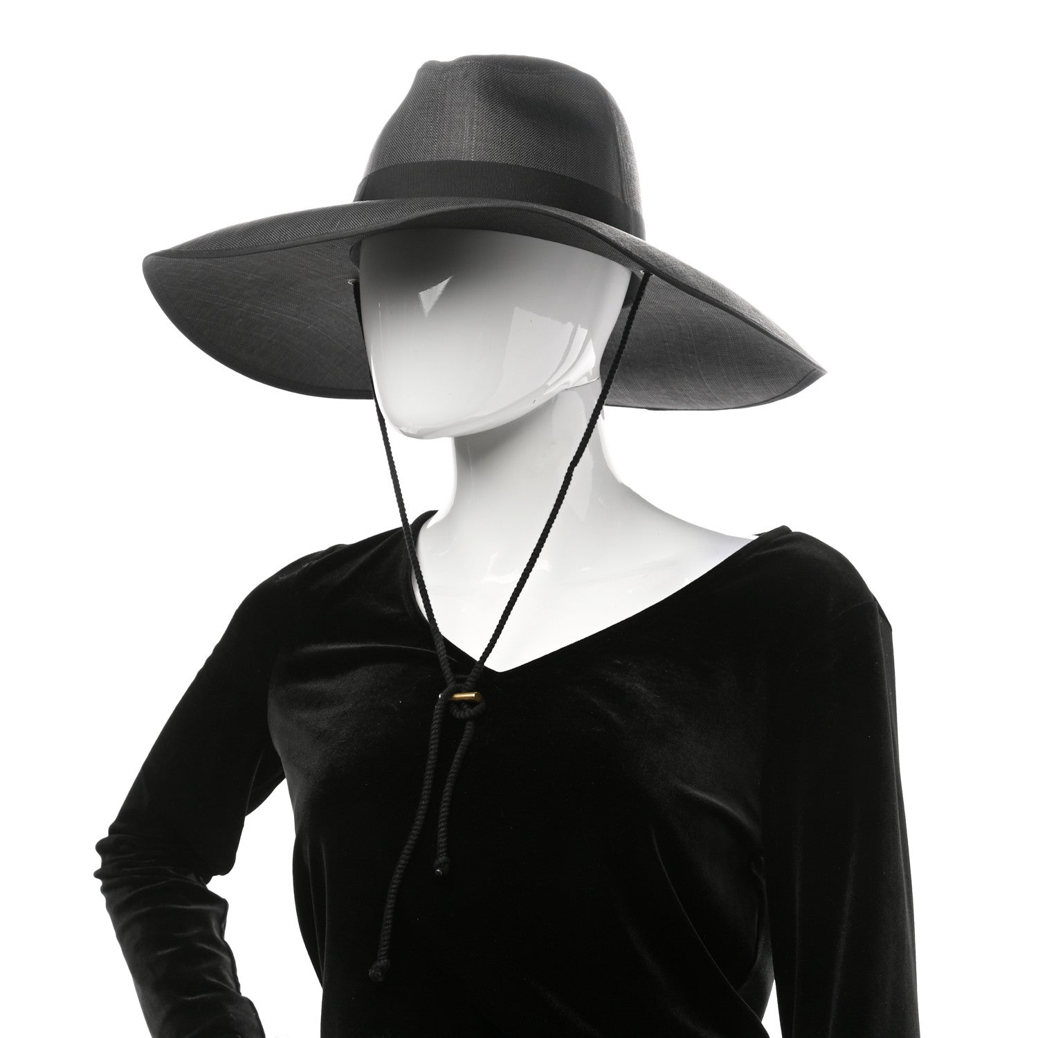 Gucci Canvas Wide Brim Hat L Black 2 of 9
