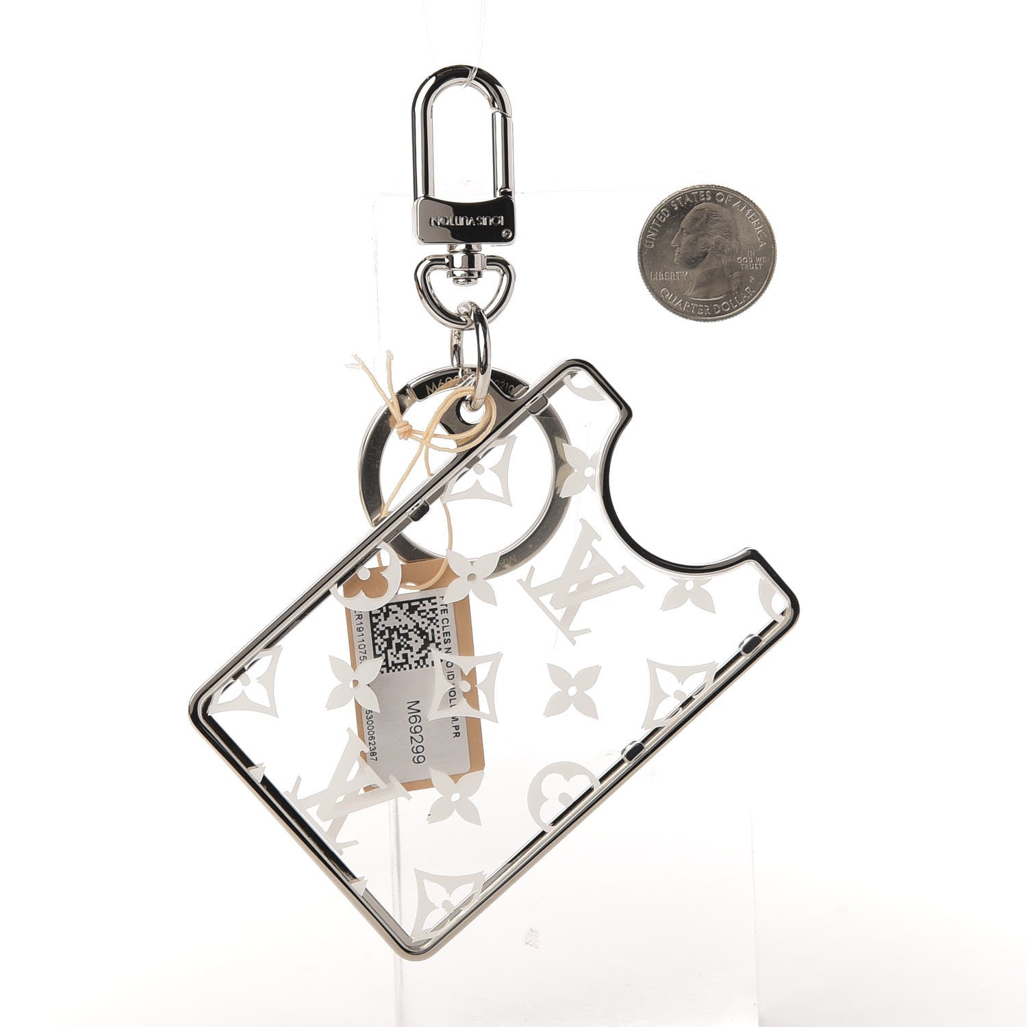 Louis Vuitton Transparent Plexiglass Prism ID Card Holder White 3 of 5