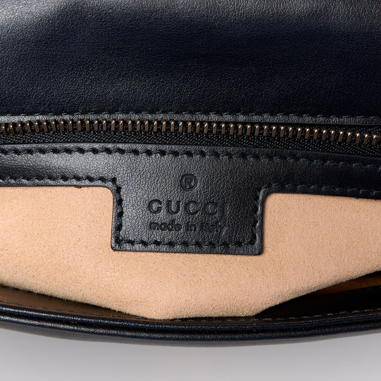 Gucci Calfskin Matelasse Small GG Marmont Top Handle Shoulder Bag Black 6 of 10