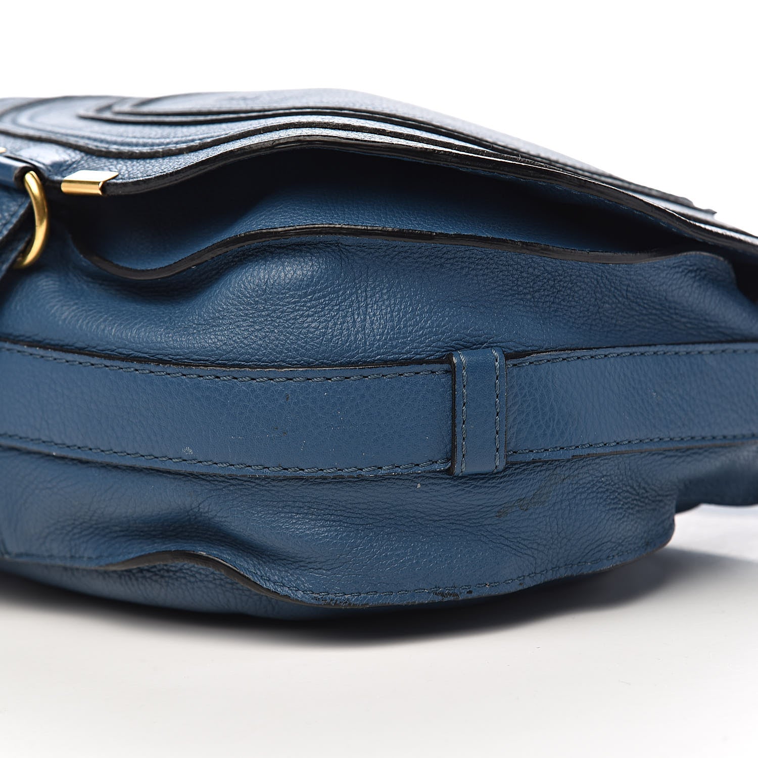 Chloe Calfskin Medium Marcie Round Crossbody Bag Royal Navy 22 of 23