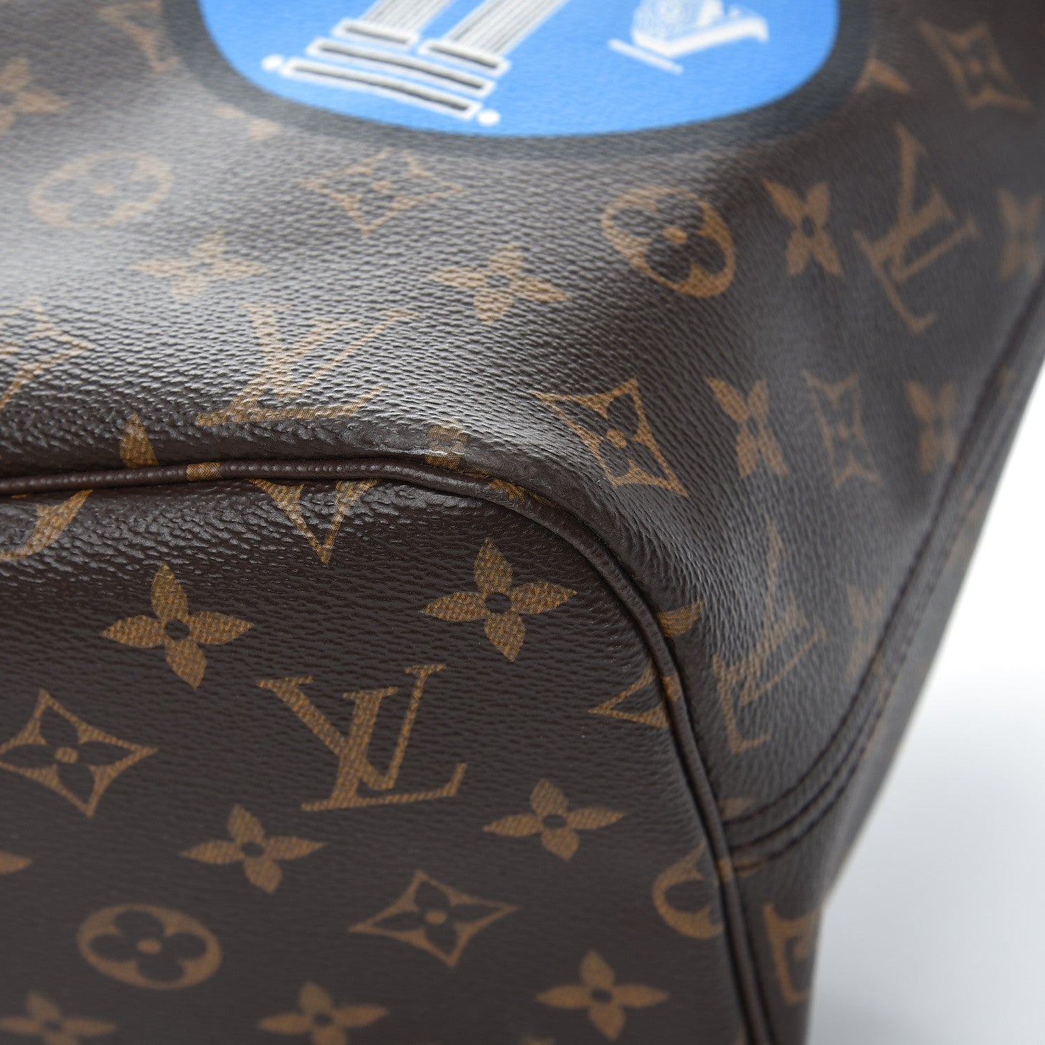 Louis Vuitton Monogram World Tour Neverfull MM 12 of 13