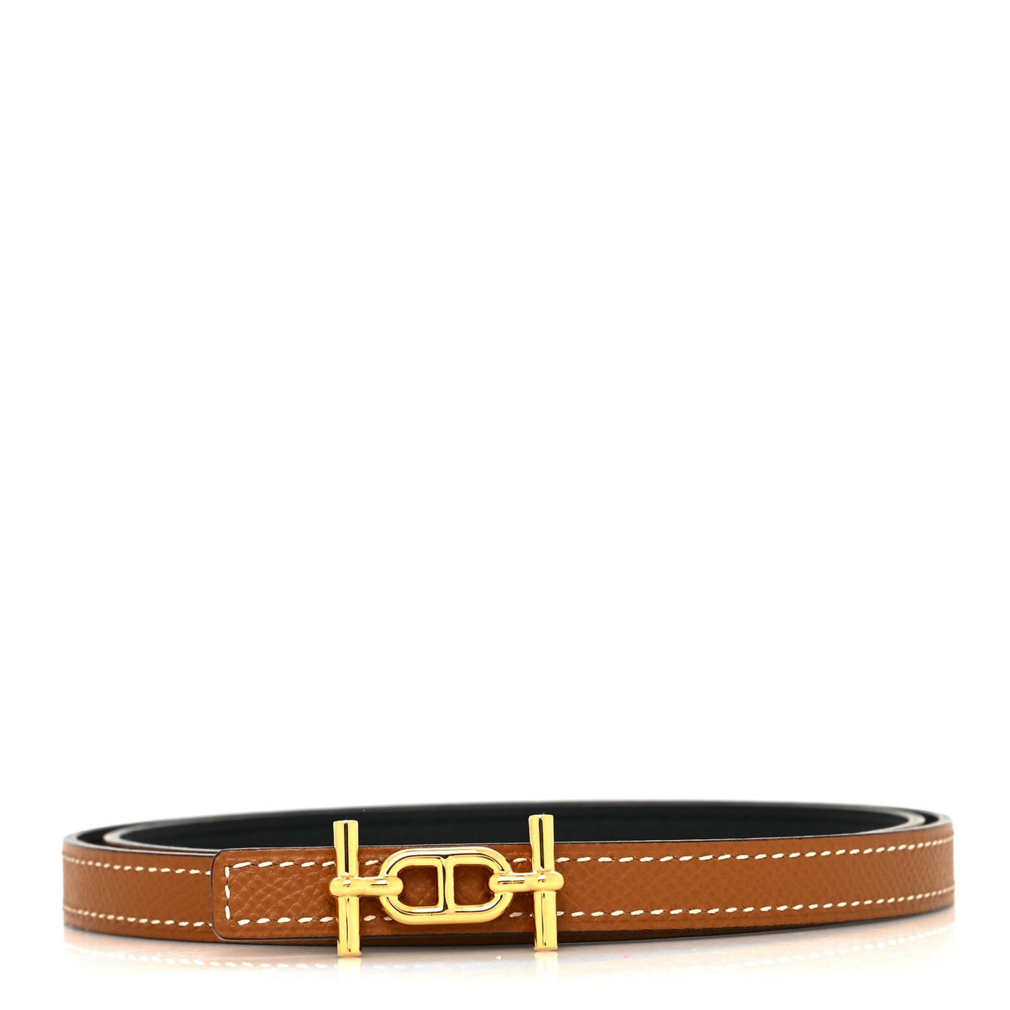 Swift Epsom 13mm Ancre Belt 75 Black Gold