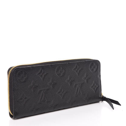 Louis Vuitton Empreinte Clemence Wallet Black 3 of 11