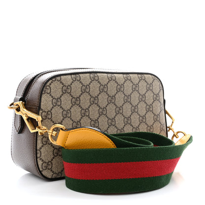 Gucci GG Supreme Monogram Web Neo Vintage Shoulder Bag Beige New Acero Crop 3 of 10