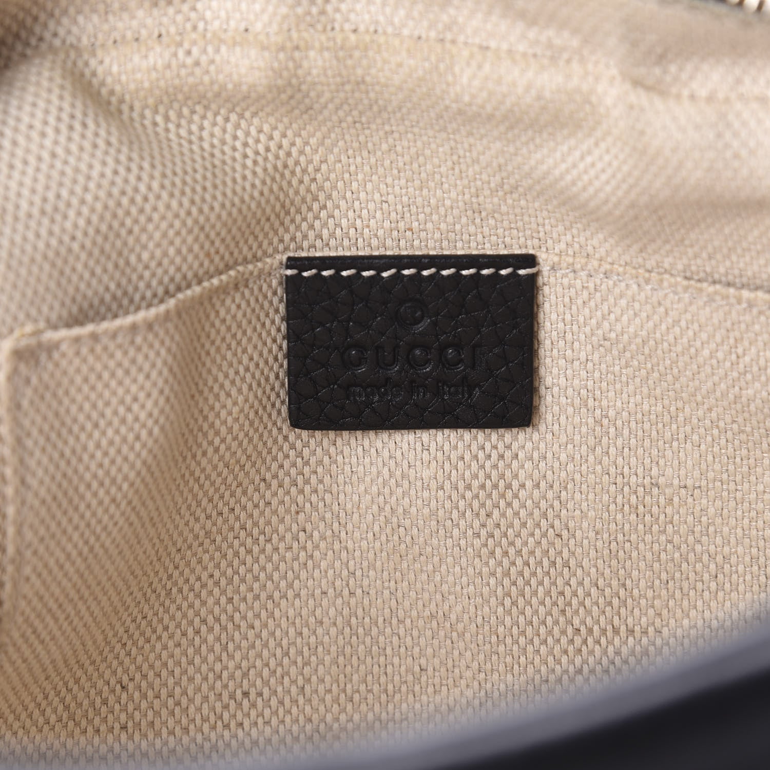 Gucci Pebbled Calfskin Small Soho Disco Bag Black 8 of 10