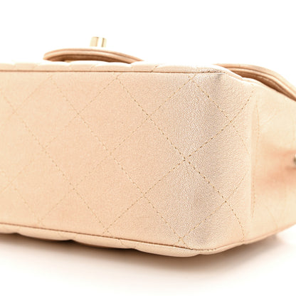 Chanel Metallic Lambskin Quilted Mini Square Flap Gold 10 of 10