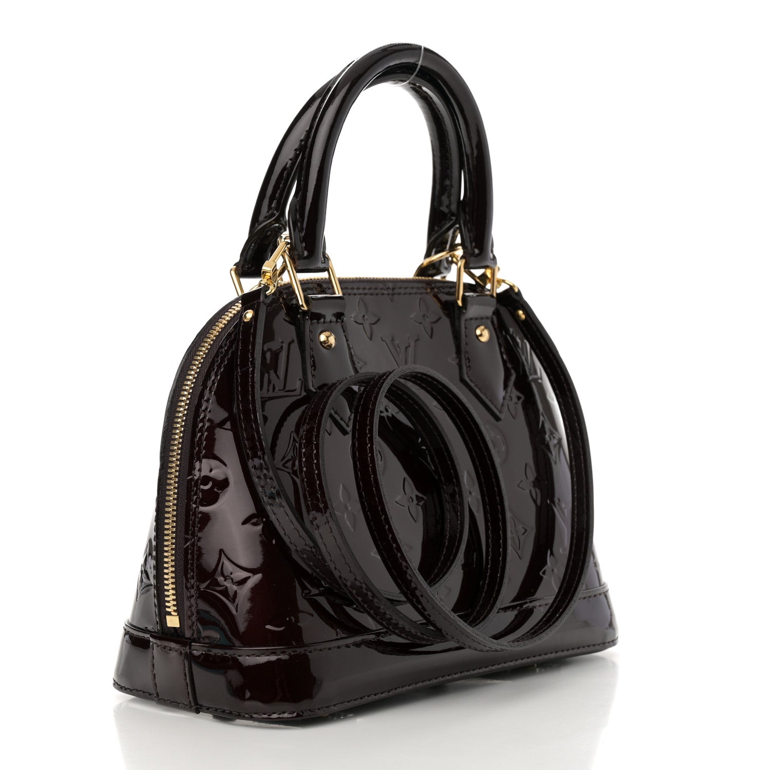 Louis Vuitton Vernis Alma BB Amarante 3 of 10