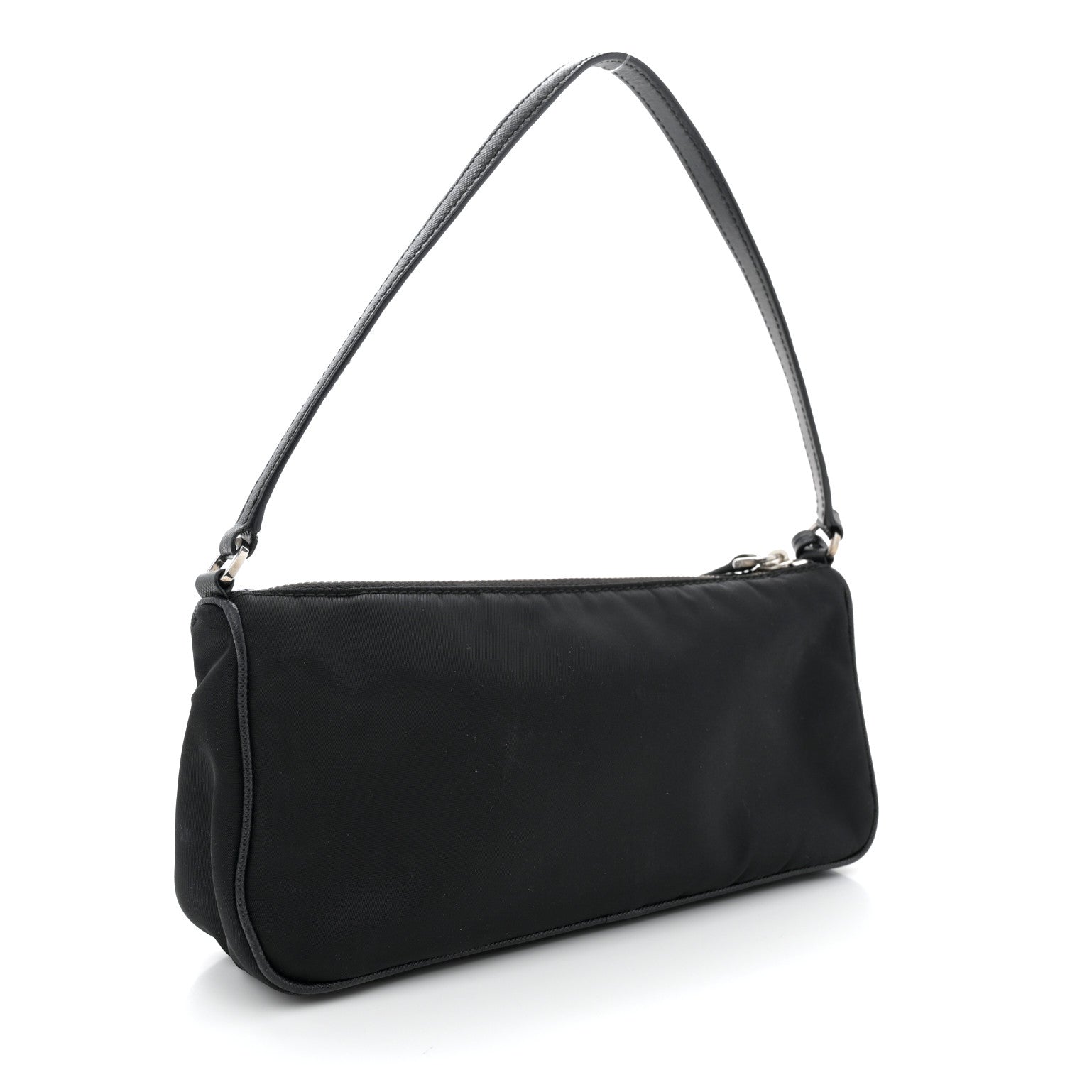 Prada Nylon Saffiano Mini Re-Edition 2005 Bag Black 3 of 12