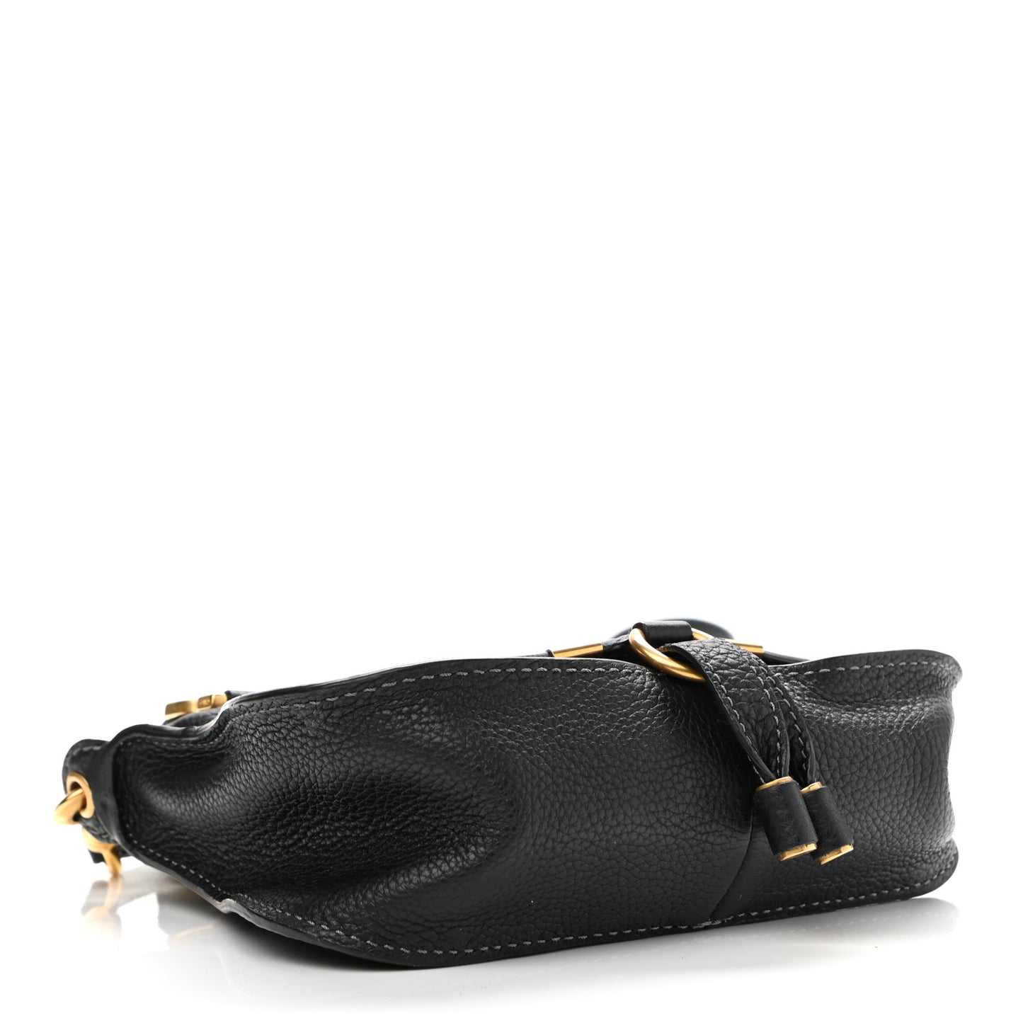 Calfskin Mini Marcie Satchel Black