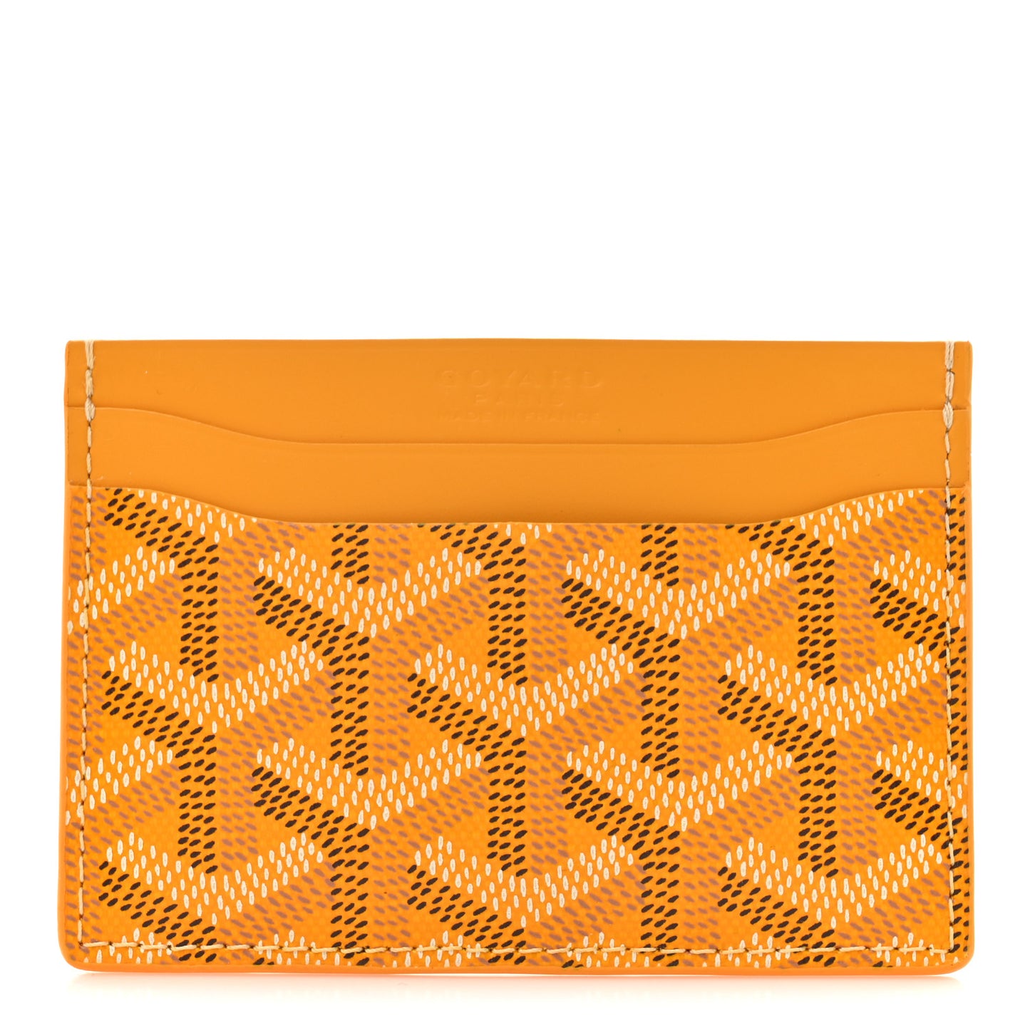 Goyardine Saint Sulpice Card Holder Yellow