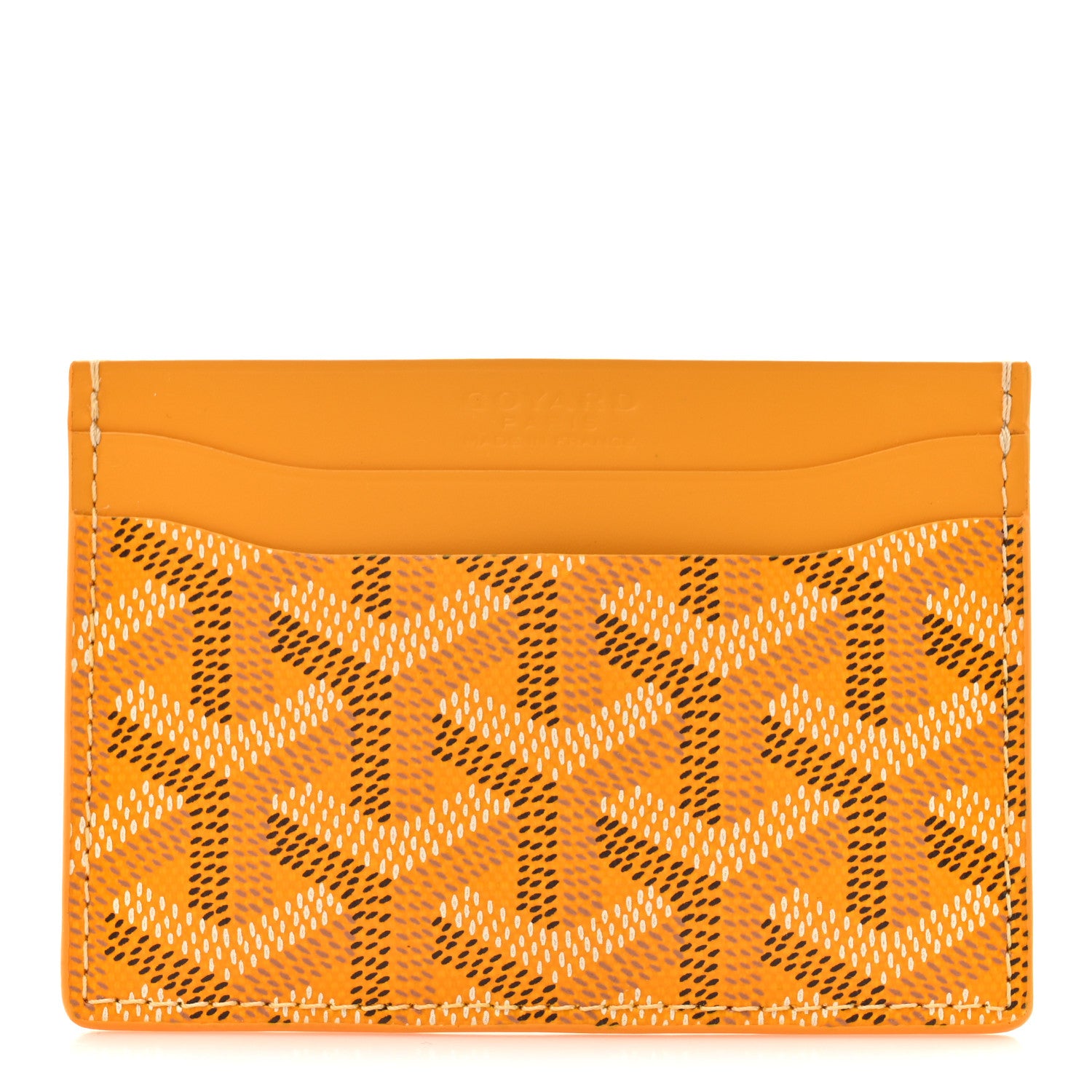 Goyard Goyardine Saint Sulpice Card Holder Yellow 1 of 7