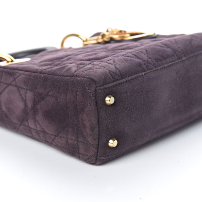 Christian Dior Suede Cannage Mini Lady Dior 7 of 8